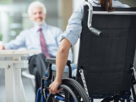 Patient with disability during consult